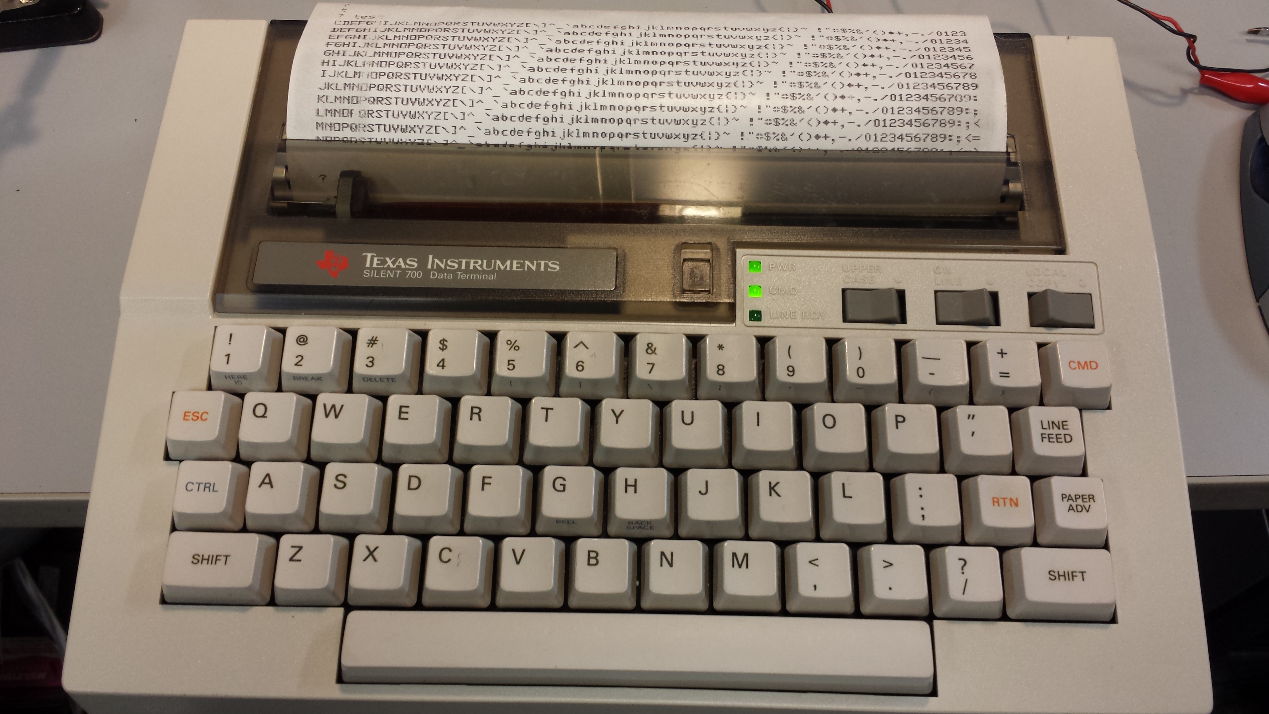 Texas Instruments SILENT 700 Series Vintage Volts